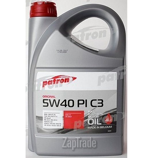 ������ �������� ����� Patron ORIGINAL PI C3 ������������� | ������� 5W40 PI C3 5L ORIGINAL