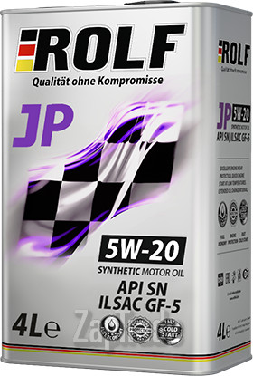 ������ �������� ����� Rolf JP SAE 5W-20 ILSAC GF-5 ������������� | ������� 322274