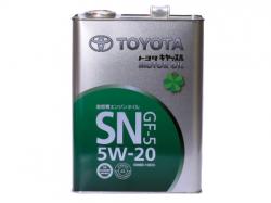 ������ ����� �������� Toyota Motor Oil GF-5 SN 5w20 ����������������� � �������������