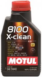 ������ ����� �������� Motul 8100 X-Clean C3 5w40 ������������� � �������������
