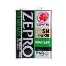 ������ ����� �������� Idemitsu Zepro Eco MedalistSN/GF5  0w20 ������������� � �������������