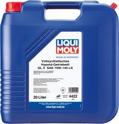 ������ ����� ��������������� Liqui Moly Vollsynthetisches Hypoid-Getriebeoil  LS 75w140 ������������� � �������������