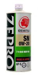 ������ ����� �������� Idemitsu Zepro Eco MedalistSN/GF5  0w20 ������������� � �������������