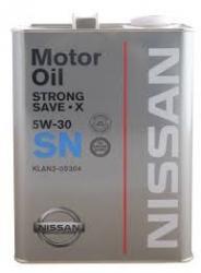 ������ ����� �������� Nissan NISSAN Strong Save X SN 5w30  � �������������