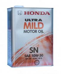 ������ ����� �������� Honda Honda Ultra Mild SN  10w30 ����������������� � �������������