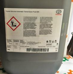 ������ ����� ��������������� Toyota ATF WS  ������������� � �������������