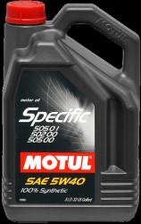 ������ ����� �������� Motul Specific VW 505.01/ 505.00/ 502.00 5w40 ������������� � �������������