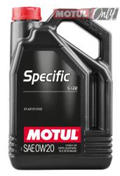 ������ ����� �������� Motul Specific  5122  0w20 ������������� � �������������