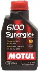 ������ ����� �������� Motul 6100 Synergie+ 10w40 ����������������� � �������������