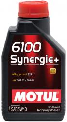 ������ ����� �������� Motul 6100 Synergie+ 5w40 ����������������� � �������������